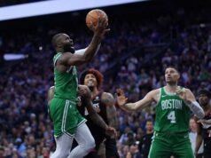 Celtics mengalahkan 76ers 108-100 di Game 3 dengan tertinggal masing-masing 25 poin dari Tatum dan Brown