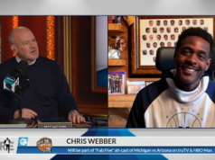 Chris Webber berbicara tentang reuni bola basket Michigan-Arizona Final Four, Fab Five di Rich Eisen Show