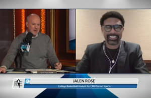 Jalen Rose berbicara tentang reuni Fab Five, bola basket Michigan-Arizona Final Four di Rich Eisen Show