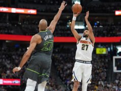 Murray, Jokic memimpin Nuggets meraih kemenangan 116-105 atas Timberwolves dalam pertandingan fisik pembuka seri putaran pertama