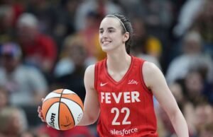 Caitlin Clark menyesuaikan diri dengan penggalian Demam saat dia kembali berlatih untuk kamp pelatihan