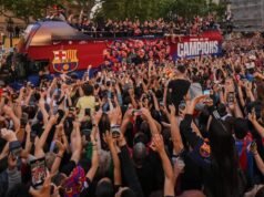 Barcelona sudah merencanakan potensi parade gelar La Liga