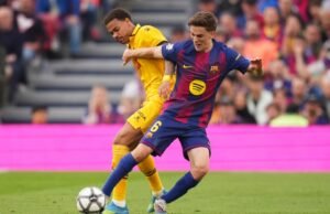 Tonton: Favorit penggemar Barcelona terjebak dalam bentrokan sengit dengan pemain Espanyol setelah kemenangan derby