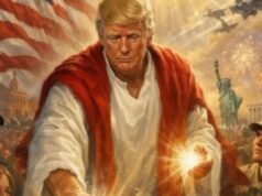 AS: Dituduh melakukan “penistaan agama”, Trump mencabut gambar yang dia terbitkan yang menggambarkan dirinya sebagai Yesus