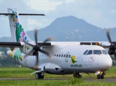 Maskapai penerbangan Air Antilles, yang dilikuidasi, menghentikan aktivitasnya