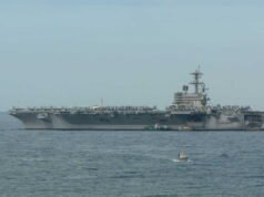 Kapal induk USS Bush dilengkapi dengan laser anti-drone LOCUST: senjata baru apa ini?