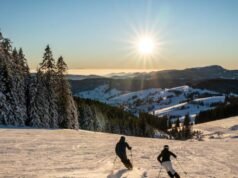 Vosges. Resor ski tidak akan dibuka kembali saat Paskah, tidak seperti yang ada di Black Forest di Jerman