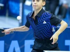 Tenis meja. Di usia 11 tahun, Lucas Reinberger dari Duppigheim sudah terjun ke dunia besar