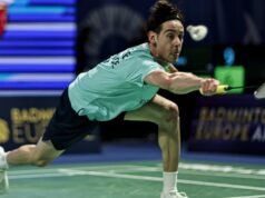Bulutangkis. Petualangan besar berakhir di sana… Arnaud Merklé dikalahkan di semifinal Euro tetapi peraih medali