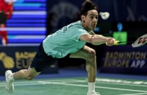 Bulutangkis. Petualangan besar berakhir di sana… Arnaud Merklé dikalahkan di semifinal Euro tetapi peraih medali
