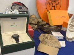 penyitaan barang palsu dan kokain meningkat