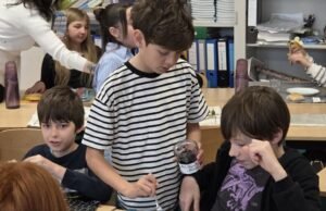 Markkolsheim. Di sekolah dasar, sarapan hari Senin untuk mengawali minggu dengan benar