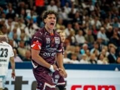 Bola tangan. Tim Alsatia Arthur Lenne, Benjamin Richert dan Montpellier di final Coupe de France