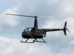 Brazil. Tanpa lisensi, dia mengemudikan helikopter dan jatuh beberapa detik setelah lepas landas