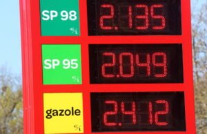 SP95-E10 rata-rata harganya di atas dua euro per liter